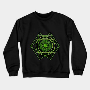 Green Powerful Crewneck Sweatshirt